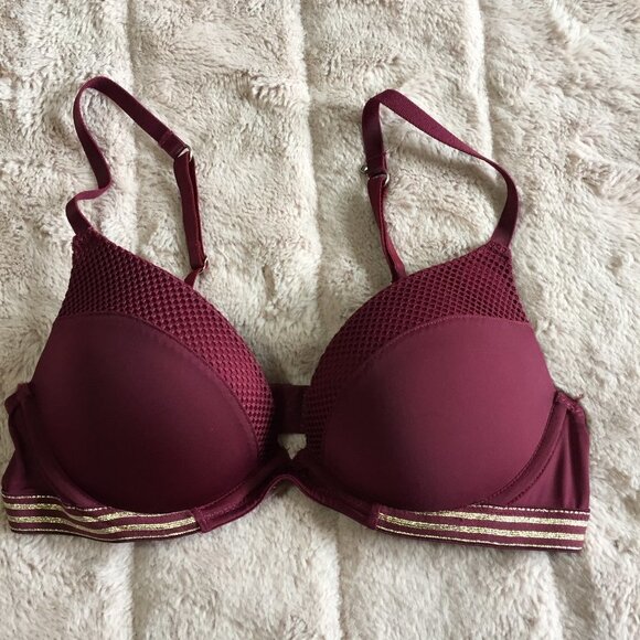 𝅺la SENZA Maroon Push Up Bra - Picture 2 of 6